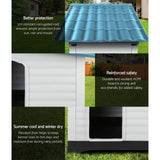 darrahopens Pet Care > Dog Supplies i.Pet Dog Kennel Kennels Outdoor Plastic Pet House Puppy Extra Large XL Outside