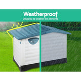 darrahopens Pet Care > Dog Supplies i.Pet Dog Kennel Kennels Outdoor Plastic Pet House Puppy Extra Large XL Outside