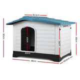 darrahopens Pet Care > Dog Supplies i.Pet Dog Kennel Kennels Outdoor Plastic Pet House Puppy Extra Large XL Outside