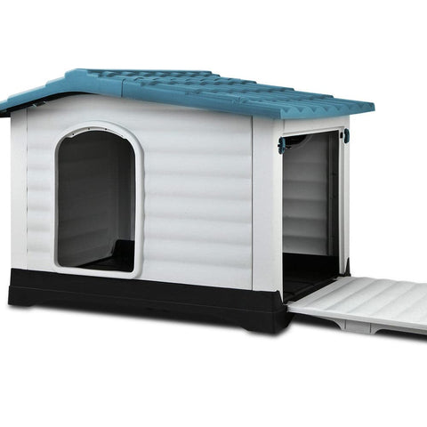 darrahopens Pet Care > Dog Supplies i.Pet Dog Kennel Kennels Outdoor Plastic Pet House Puppy Extra Large XL Outside