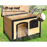 darrahopens Pet Care > Dog Supplies i.Pet Dog Pet Kennel Dog House Large Wooden 96cm x 69cm x 66cm