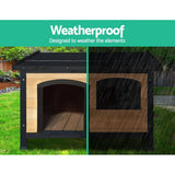 darrahopens Pet Care > Dog Supplies i.Pet Dog Pet Kennel Dog House Large Wooden 96cm x 69cm x 66cm