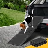 Darrahopens Pet Care > Dog Supplies i.Pet Dog Pet Ramp Car Stairs Steps Travel Ladder Foldable Adjustable Portable