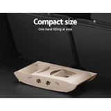 Darrahopens Pet Care > Dog Supplies i.Pet Dog Ramp Steps For Bed Sofa Car Pet Stairs Ladder Indoor Foldable Beige