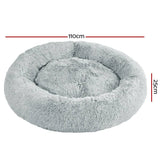 darrahopens Pet Care > Dog Supplies i.Pet Pet Bed Dog Bed Cat Extra Large 110cm Light Grey