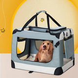Darrahopens Pet Care > Dog Supplies i.Pet Pet Carrier Large Soft Crate Dog Cat Travel Portable Cage Kennel Foldable