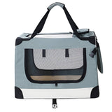 Darrahopens Pet Care > Dog Supplies i.Pet Pet Carrier Soft Crate Dog Cat Travel Portable Cage Kennel Foldable 2XL