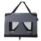 Darrahopens Pet Care > Dog Supplies i.Pet Pet Carrier Soft Crate Dog Cat Travel Portable Cage Kennel Foldable 4XL