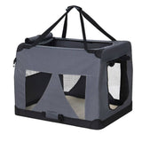 Darrahopens Pet Care > Dog Supplies i.Pet Pet Carrier Soft Crate Dog Cat Travel Portable Cage Kennel Foldable 4XL