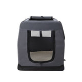 Darrahopens Pet Care > Dog Supplies i.Pet Pet Carrier Soft Crate Dog Cat Travel Portable Cage Kennel Foldable Car XL