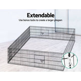 darrahopens Pet Care > Dog Supplies i.Pet Pet Dog Playpen 24" 8 Panel Puppy Exercise Cage Enclosure Fence