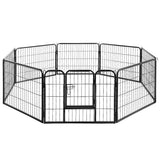 darrahopens Pet Care > Dog Supplies i.Pet Pet Dog Playpen 8 Panel Puppy Exercise Cage Enclosure Fence 80x60cm