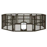 darrahopens Pet Care > Dog Supplies i.Pet Pet Dog Playpen Enclosure 8 Panel Fence Puppy Cage Plastic Play Pen Fold