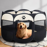 darrahopens Pet Care > Dog Supplies i.Pet Pet Dog Playpen Enclosure Crate 8 Panel Play Pen Tent Bag Fence Puppy 3XL