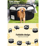 darrahopens Pet Care > Dog Supplies i.Pet Pet Dog Playpen Enclosure Crate 8 Panel Play Pen Tent Bag Fence Puppy 3XL