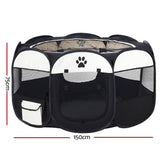 darrahopens Pet Care > Dog Supplies i.Pet Pet Dog Playpen Enclosure Crate 8 Panel Play Pen Tent Bag Fence Puppy 3XL