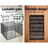darrahopens Pet Care > Dog Supplies i.Pet Pet Playpen Dog Playpen 2X36" 8 Panel Exercise Cage Enclosure Fence