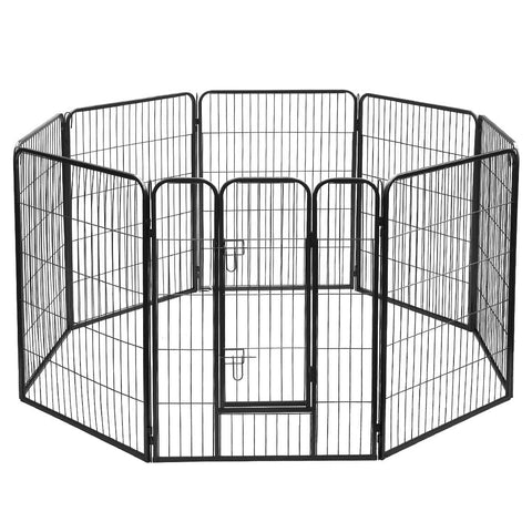 darrahopens Pet Care > Dog Supplies i.Pet Pet Playpen Dog Playpen 40" 8 Panel Puppy Enclosure Fence Cage