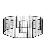 darrahopens Pet Care > Dog Supplies i.Pet Pet Playpen Dog Playpen 8 Panel Exercise Cage Enclosure Fence 80x80cm