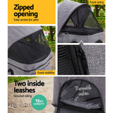 darrahopens Pet Care > Dog Supplies i.Pet Pet Stroller Dog Carrier Foldable Pram 3 IN 1 Middle Size Grey