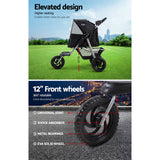 darrahopens Pet Care > Dog Supplies i.Pet Pet Stroller Dog Carrier Foldable Pram Large Black