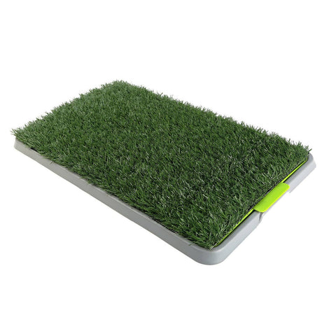 Darrahopens Pet Care > Dog Supplies Indoor Dog Puppy Toilet Grass Potty Training Mat Loo Pad pad 68 X 43 cm