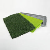 Darrahopens Pet Care > Dog Supplies Indoor Dog Puppy Toilet Grass Potty Training Mat Loo Pad pad With 3 Grass