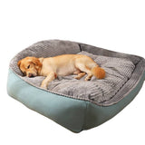 Darrahopens Pet Care > Dog Supplies Large Pet Dog Bed Soft Warm Removable Washable High Back Mattress Puppy Mat XL