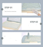 Darrahopens Pet Care > Dog Supplies Large Portable Dog Potty Training Tray Pet Puppy Toilet Trays Loo Pad Mat Blue
