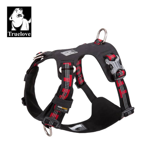 darrahopens Pet Care > Dog Supplies Lightweight 3M reflective Harness Black S