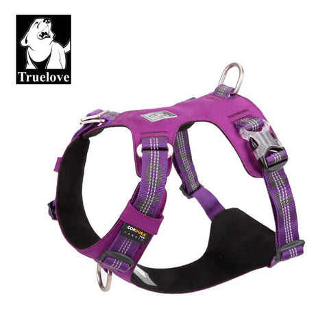 darrahopens Pet Care > Dog Supplies Lightweight 3M reflective Harness Purple S