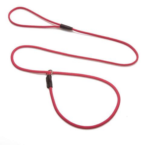 Darrahopens Pet Care > Dog Supplies Mendota Show Slip Leash (Lightweight) RED