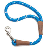 Darrahopens Pet Care > Dog Supplies Mendota Traffic Clip Leash 1/2"x16" (13mm x 40cm) NIGHT VIZ BLUE
