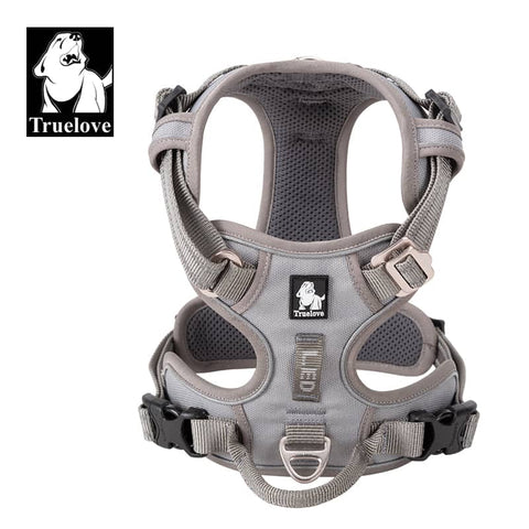darrahopens Pet Care > Dog Supplies No Pull Harness Grey M