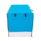 darrahopens Pet Care > Dog Supplies Paw Mate Blue Cage Cover Enclosure for Wire Dog Cage Crate 24in