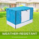 darrahopens Pet Care > Dog Supplies Paw Mate Blue Cage Cover Enclosure for Wire Dog Cage Crate 24in