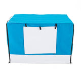 darrahopens Pet Care > Dog Supplies Paw Mate Blue Cage Cover Enclosure for Wire Dog Cage Crate 36in