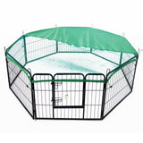 darrahopens Pet Care > Dog Supplies Paw Mate Green Net Cover for Pet Playpen 31in Dog Exercise Enclosure Fence Cage