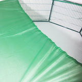 darrahopens Pet Care > Dog Supplies Paw Mate Green Net Cover for Pet Playpen 32in Dog Exercise Enclosure Fence Cage