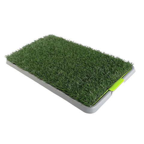 darrahopens Pet Care > Dog Supplies Paw Mate Pet Dog Potty Tray Training Toilet 69cm x 43cm + 1 Grass Mat