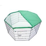 darrahopens Pet Care > Dog Supplies Paw Mate Pet Playpen 8 Panel 24in Foldable Dog Cage + Cover