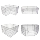 darrahopens Pet Care > Dog Supplies Paw Mate Pet Playpen 8 Panel 30in Foldable Dog Exercise Enclosure Fence Cage