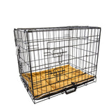 darrahopens Pet Care > Dog Supplies Paw Mate Wire Dog Cage Foldable Crate Kennel 36in withTray + Cushion Mat Combo