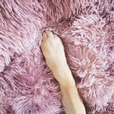 Darrahopens Pet Care > Dog Supplies Pawfriends Dog Cat Pet Calming Bed Warm Soft Plush Round Nest Comfy Sleeping Cave MEL 120cm
