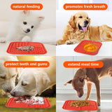 Darrahopens Pet Care > Dog Supplies Pawfriends Dog Cat Pet Licking Pad Anti-Anxiety Toy Slow-Feeding Licking Pad