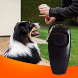 Darrahopens Pet Care > Dog Supplies Pawfriends Dog Training Whistle Clicker Combo Stop Pet Barking Obedience Train Skills Black