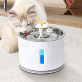 Darrahopens Pet Care > Dog Supplies Pawfriends LED Automatic Electric Pet Water Fountain Dog Cat Drinking Dispenser Grey