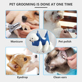 Darrahopens Pet Care > Dog Supplies Pawfriends Pet Beauty Hammock Cat Dog Care Nail Trimming Grooming Bag For Medium-Sized Pet