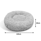 Darrahopens Pet Care > Dog Supplies Pawfriends Pet Dog Bedding Warm Plush Round Comfortable Nest Comfy Sleep Kennel  XXL