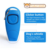Darrahopens Pet Care > Dog Supplies Pawfriends Pet Dog Clicker Puppy Button Click Obedience Recall Whistle Training Keychain AU